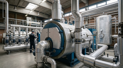 Como o isolamento térmico influencia o consumo de combustível em caldeiras?